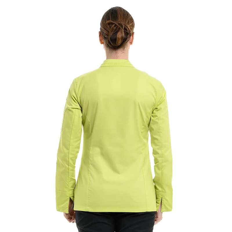 Veste de Cuisine Femme Saffron Manches Longues Beige - LAFONT CUISINE - Image 14