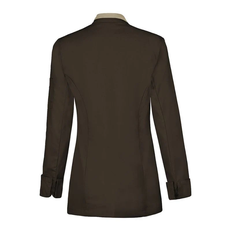Veste de Cuisine Femme Saffron Manches Longues Blanc - LAFONT CUISINE - Image 11