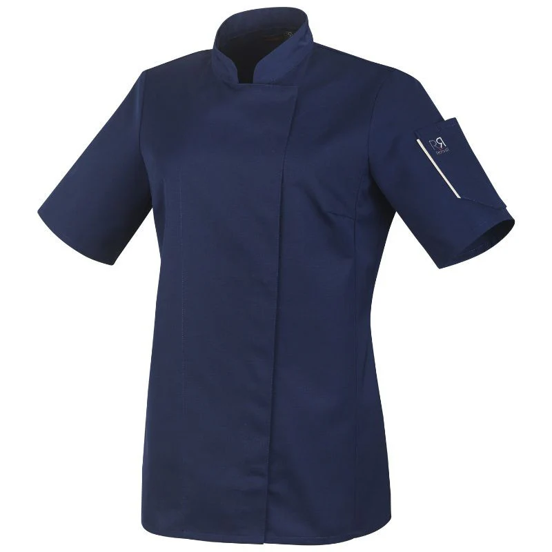 Veste de Cuisine Femme Manches Courtes UNERA Marine - ROBUR - Image 2