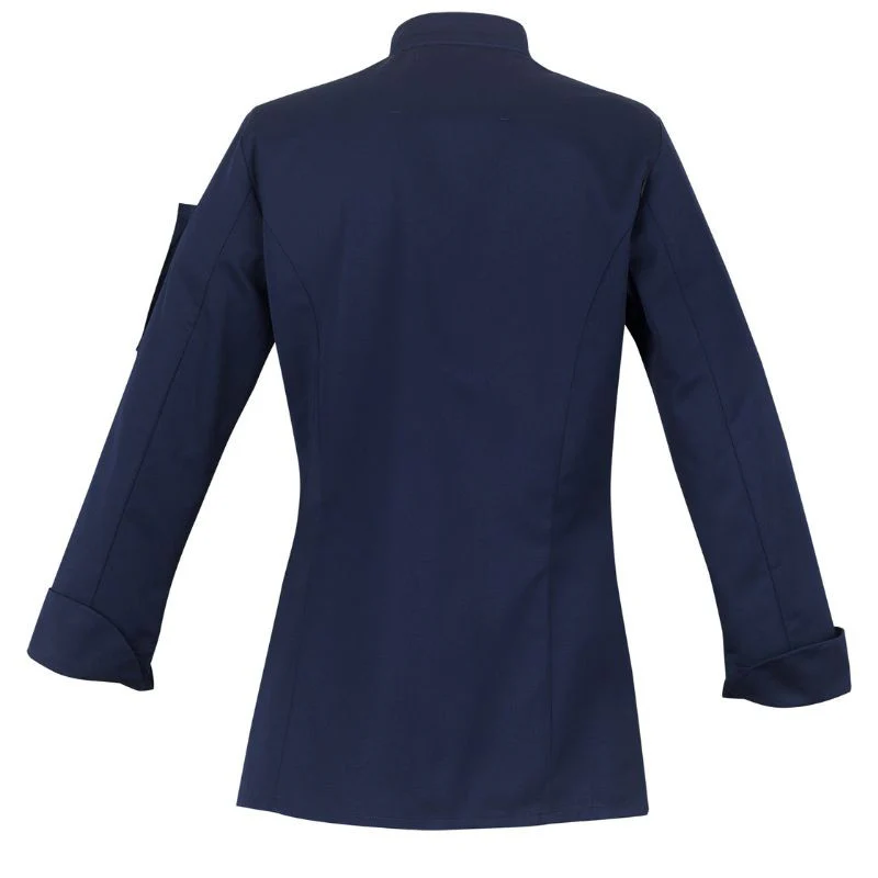 Veste de Cuisine Femme UNERA Marine Manches Longues - ROBUR - Image 2
