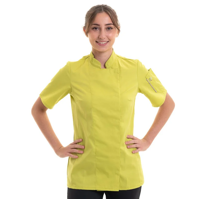 Veste de Cuisine Femme Unera Pistache - ROBUR - Image 3