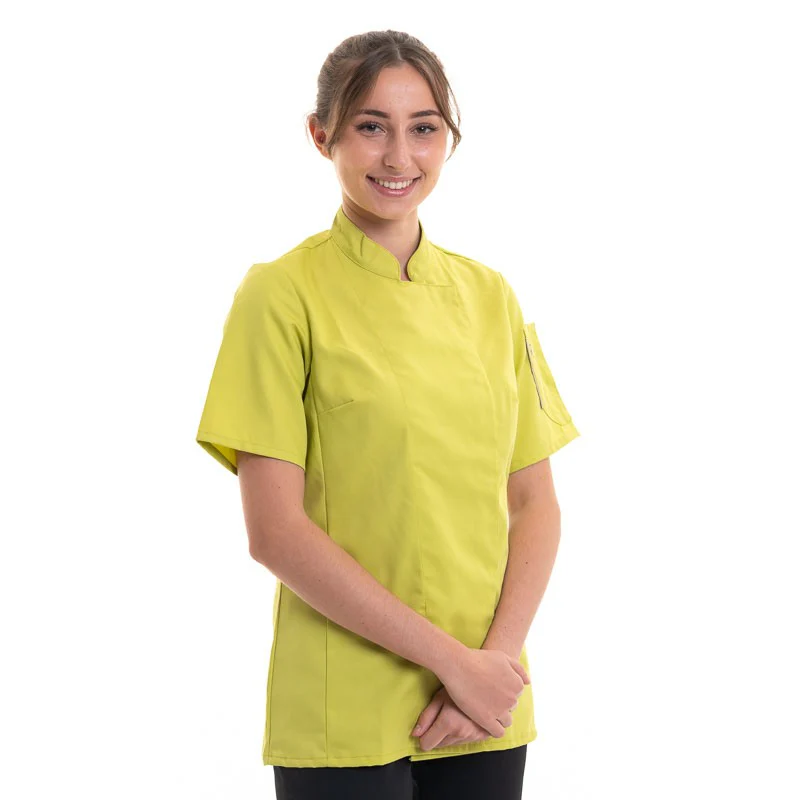 Veste de Cuisine Femme Unera Pistache - ROBUR - Image 4