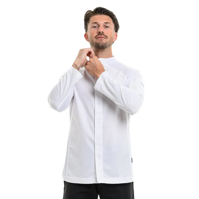 Veste de Cuisine Homme Frénésie Blanche - LAFONT CUISINE - Image 4