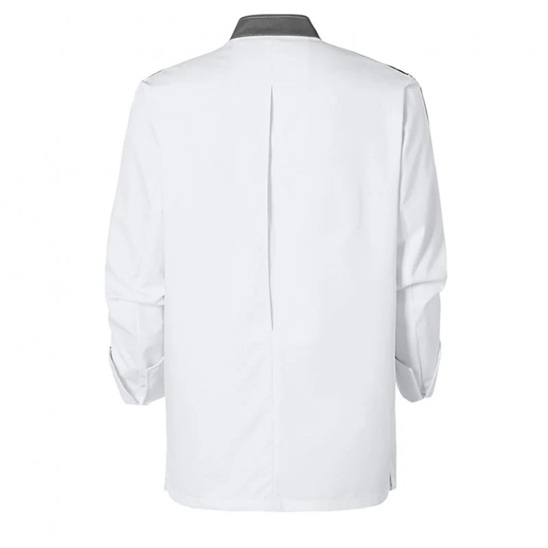 Veste de Cuisine Homme Blanche Liseré Noir GC Score - MOLINEL - Image 6