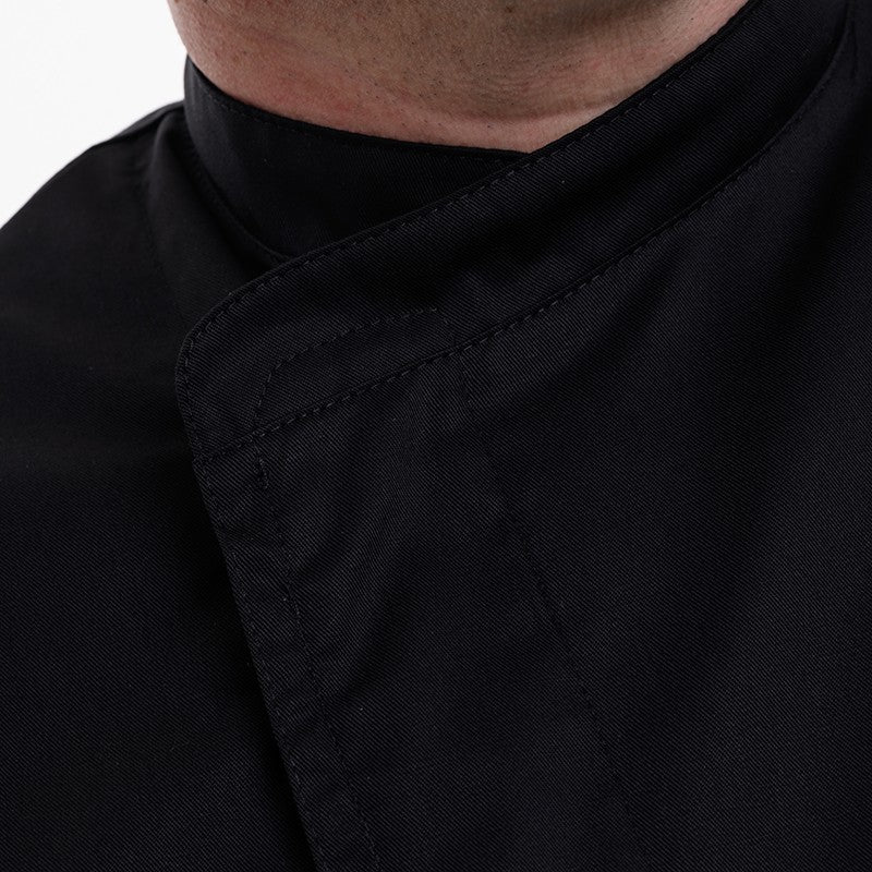 Veste de Cuisine Grande Taille Noire - MANELLI - Image 5