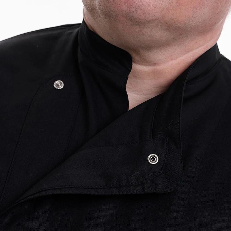 Veste de Cuisine Grande Taille Noire - MANELLI - Image 9