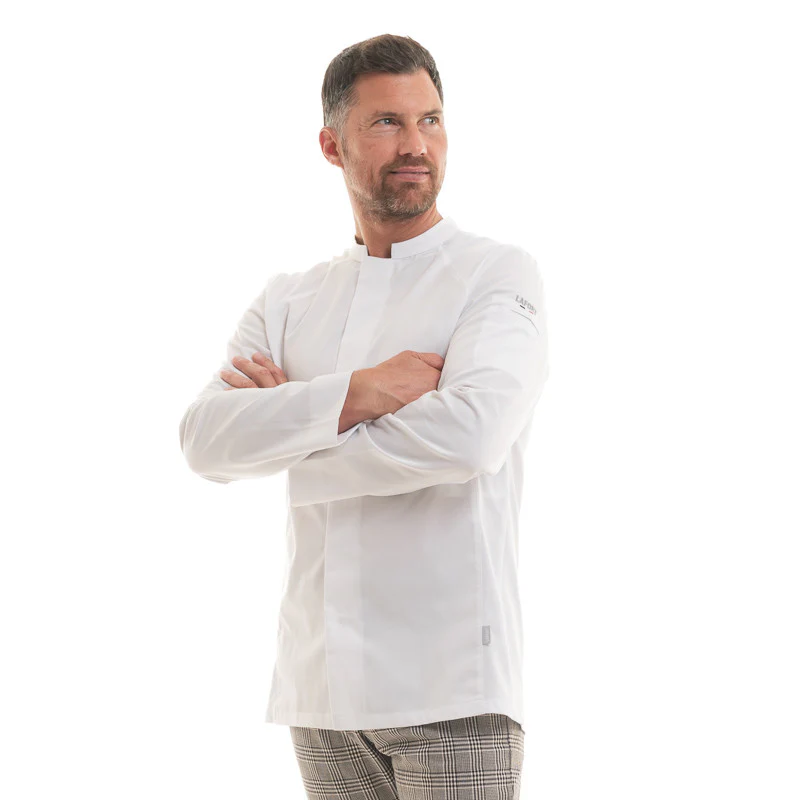 Veste de Cuisine Homme Basil 2 Manches Longues - LAFONT CUISINE - Image 3