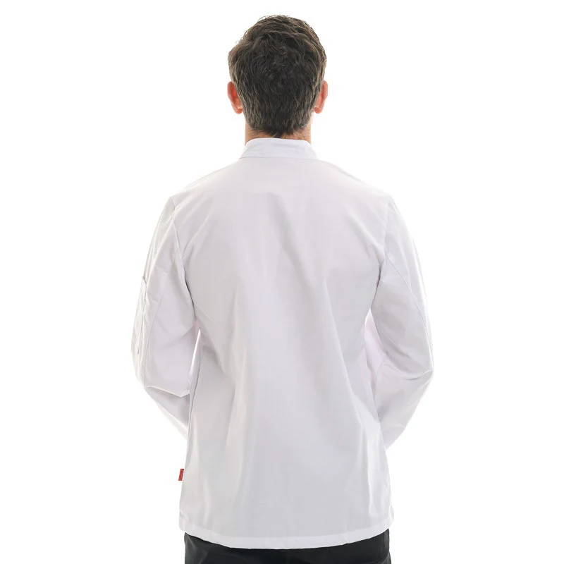 Veste de Cuisine Homme Blanche Moutarde - LAFONT CUISINE - Image 3