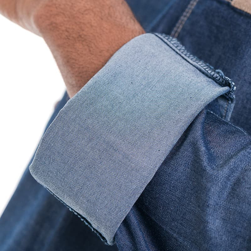 Veste de Cuisine Homme Broca Manches Longues Bleu Jean - LAFONT CUISINE - Image 13