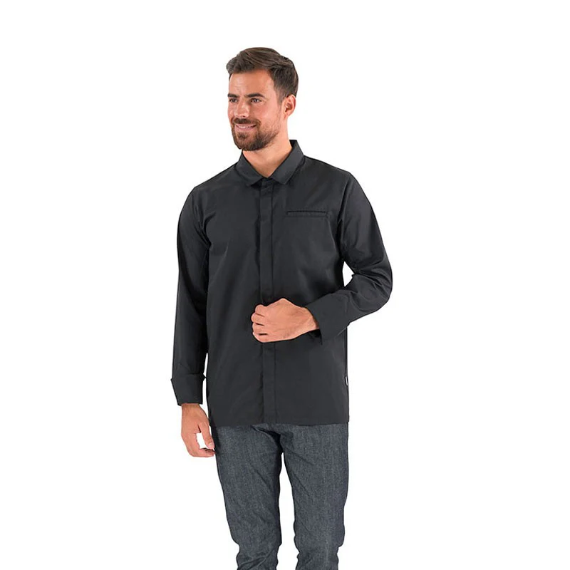 Veste de Cuisine Homme Cardamone Noir - LAFONT CUISINE