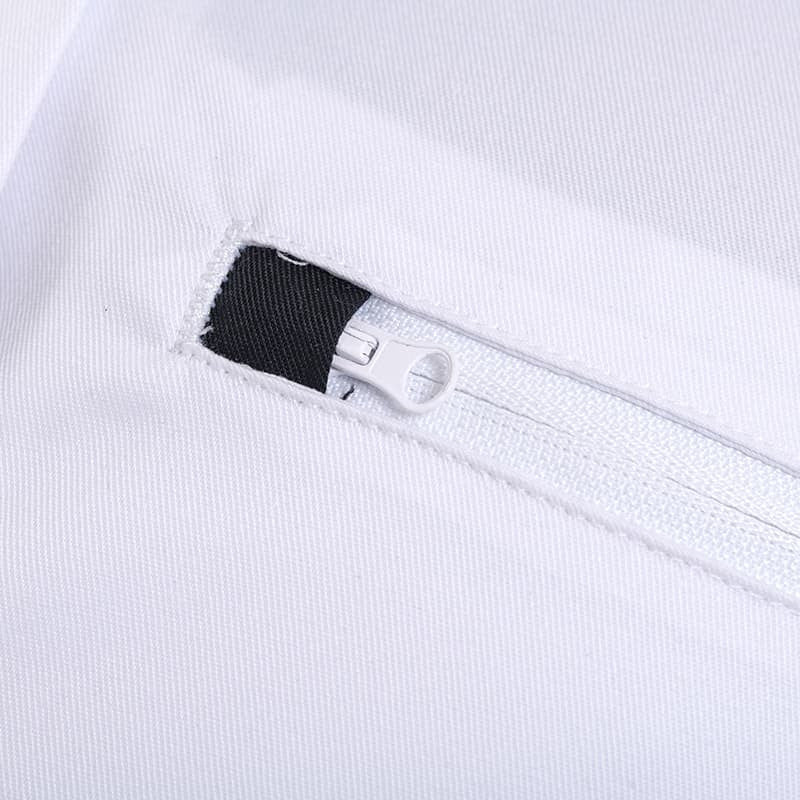 Veste de Cuisine Homme Manches Longues Blanc et Noir Crush - MOLINEL - Image 11