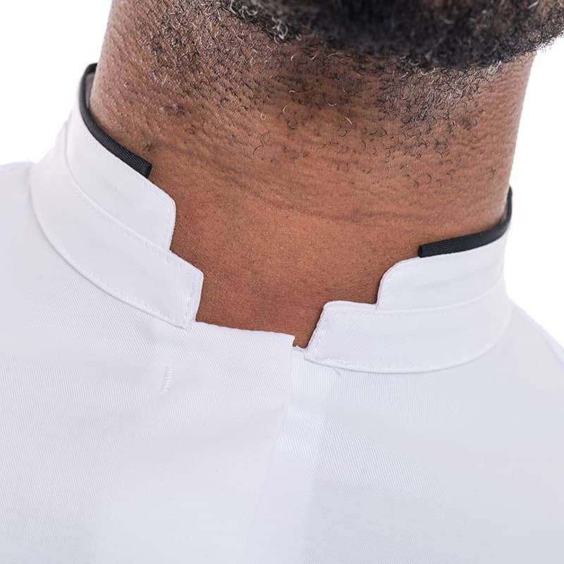 Veste de Cuisine Homme Manches Longues Blanc et Noir Crush - MOLINEL - Image 14