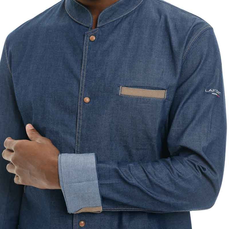 Veste de Cuisine Homme Jean Manches Longues Mirbel - LAFONT CUISINE - Image 2