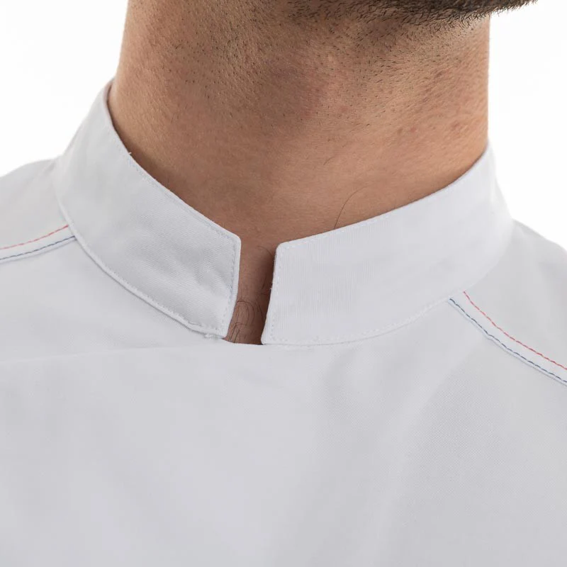 Veste de Cuisine Homme Manches Longues ASPIN Blanc - ROBUR - Image 5