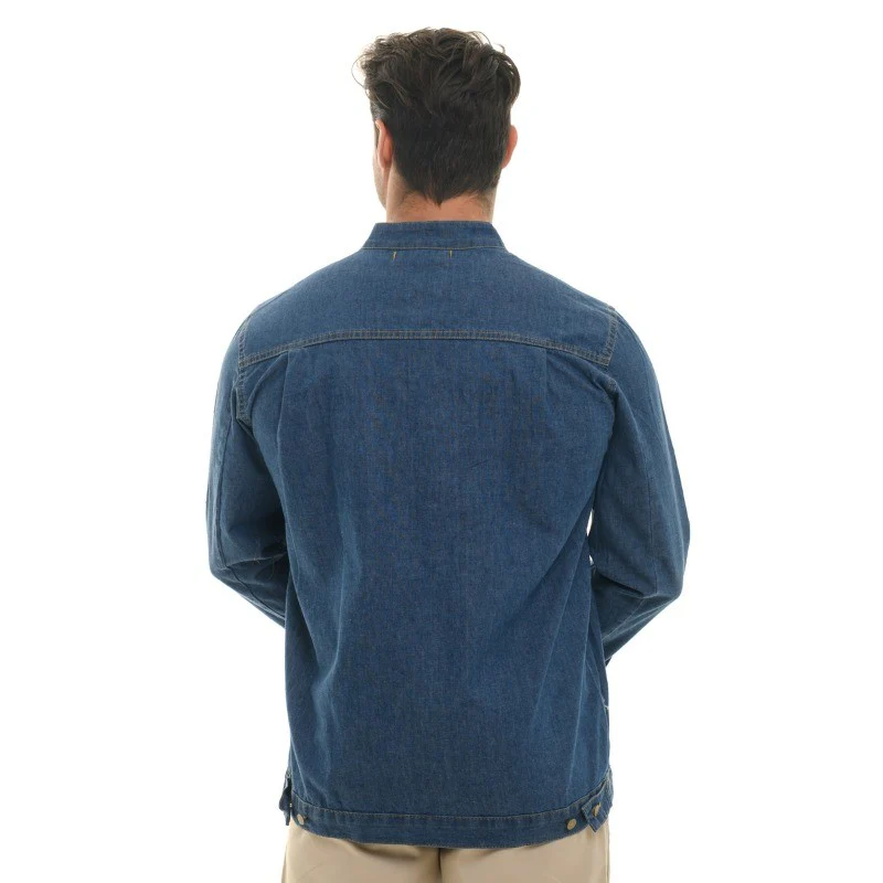 Veste de Cuisine Homme Manches Longues Harper Denim Délavé - ROBUR - Image 4