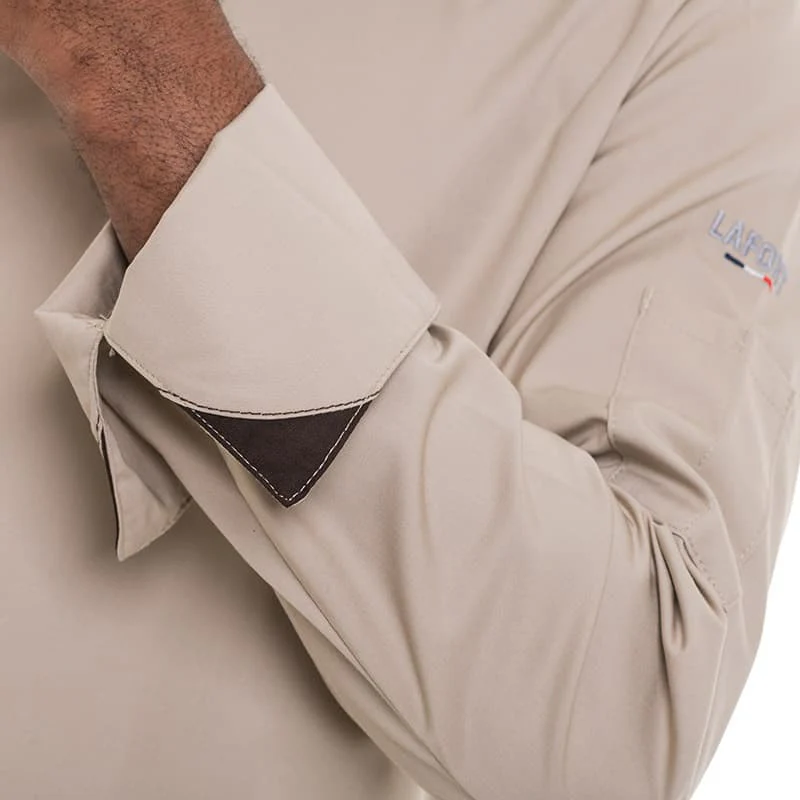 Veste de Cuisine Homme Mint Manches Longues Beige - LAFONT CUISINE - Image 14