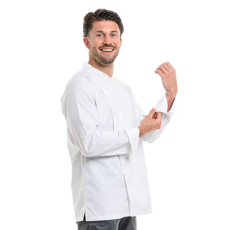 Veste de Cuisine Homme Mint Manches Longues Blanc - LAFONT CUISINE - Image 2