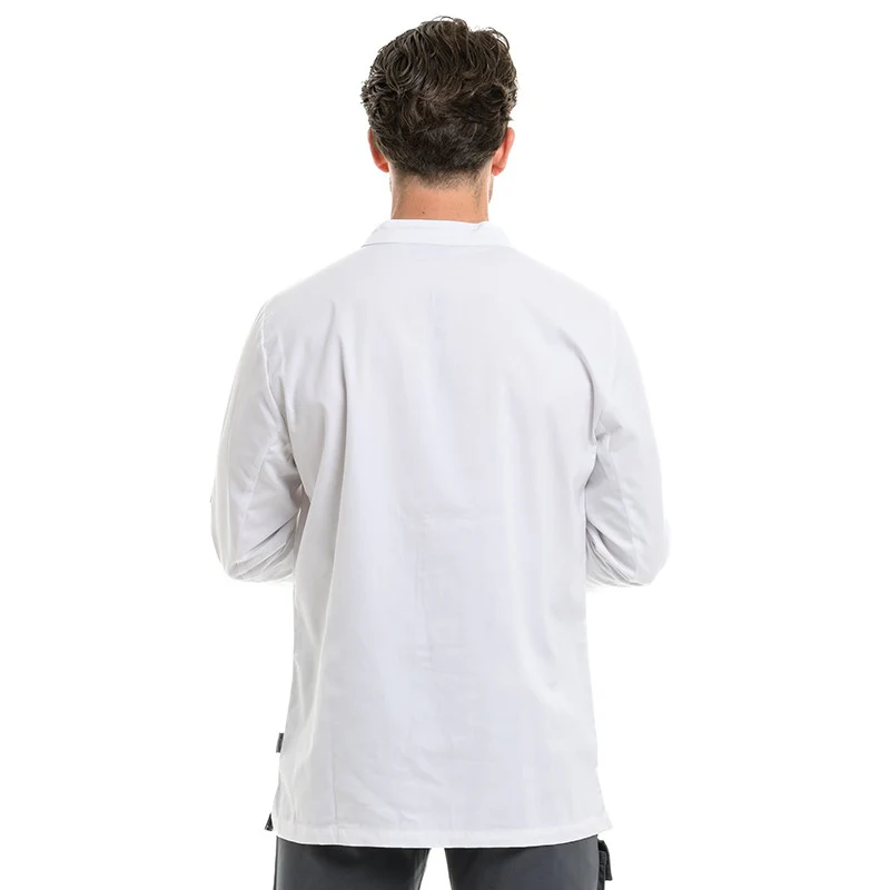 Veste de Cuisine Homme Mint Manches Longues Blanc - LAFONT CUISINE - Image 4