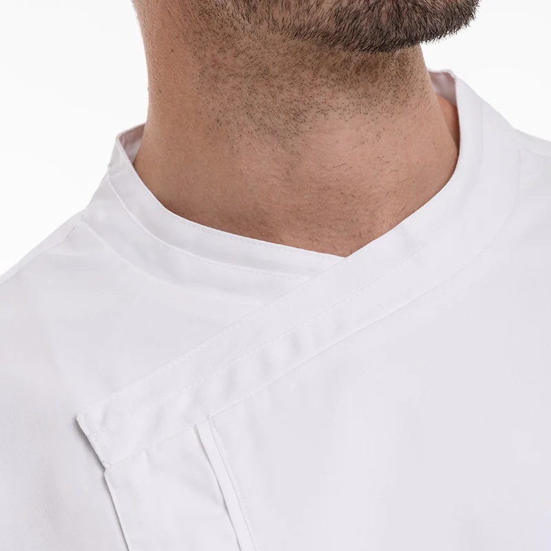 Veste de Cuisine Homme Mint Manches Longues Blanc - LAFONT CUISINE - Image 7