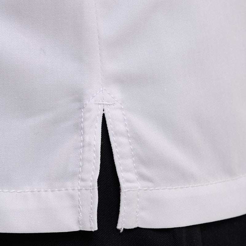 Veste de Cuisine Homme Mint Manches Longues Blanc Liseré Noir - LAFONT CUISINE - Image 10