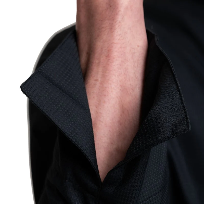 Veste de Cuisine Homme Gaufrée Paris Manches Longues Noire - MANELLI - Image 6