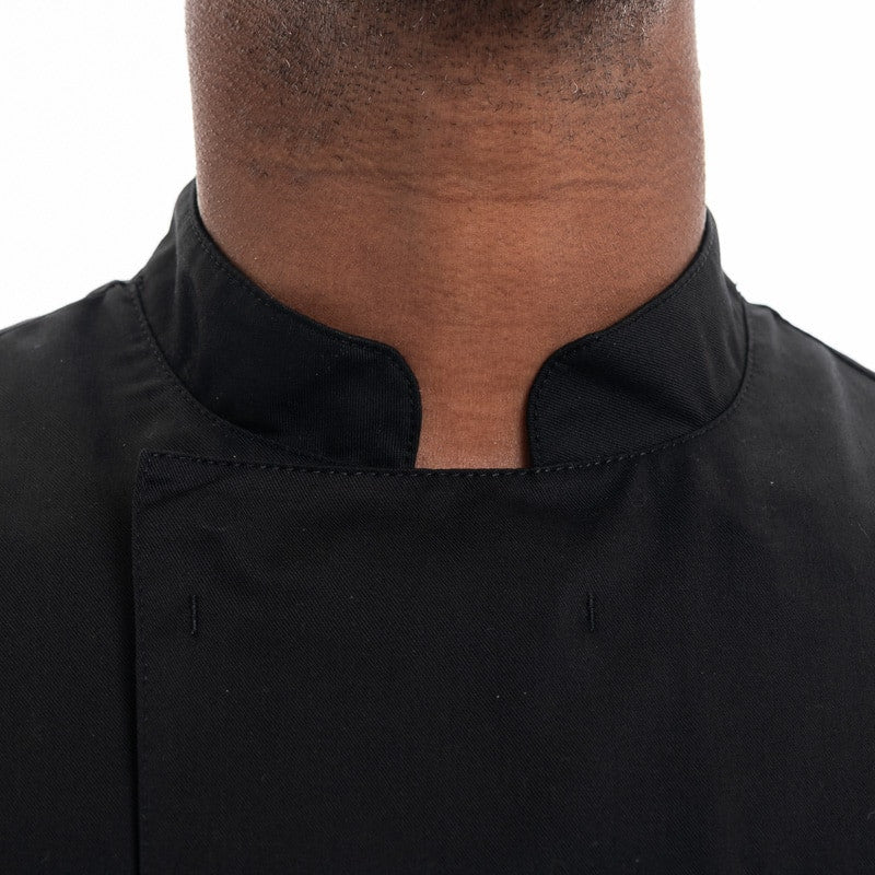 Veste de Cuisine Homme Savoie Noir Made in France - MANELLI - Image 8