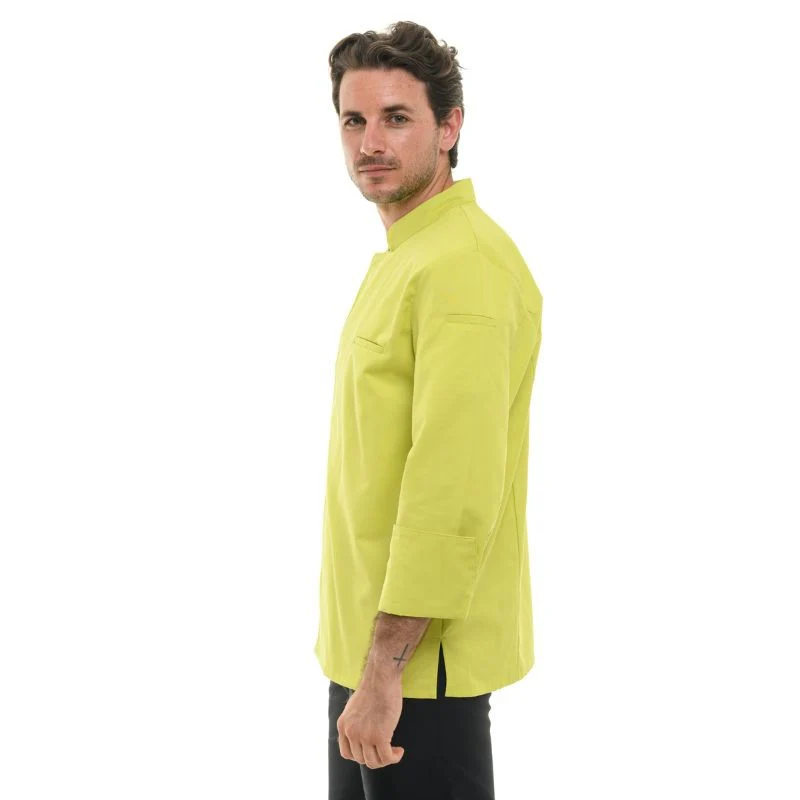 Veste de Cuisine Homme Texas Manches Longues Anis - MANELLI - Image 2