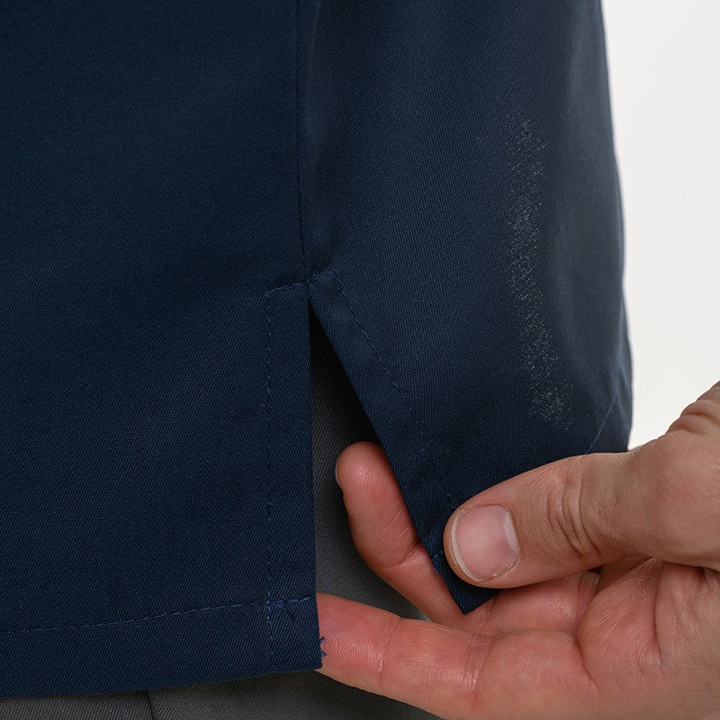Veste de Cuisine Homme Texas Manches Courtes Marine - MANELLI - Image 4