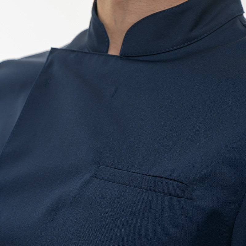 Veste de Cuisine Homme Texas Manches Courtes Marine - MANELLI - Image 5
