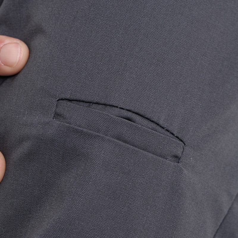 Veste de Cuisine Homme Texas Manches Longues Gris - MANELLI - Image 7