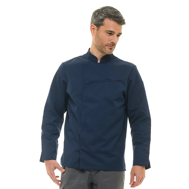 Veste de Cuisine Homme Texas Manches Longues Royal - MANELLI - Image 13