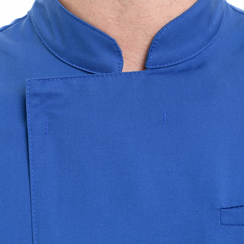 Veste de Cuisine Homme Texas Manches Longues Royal - MANELLI - Image 8