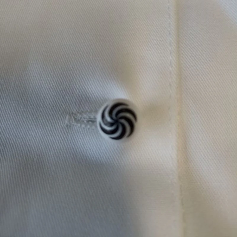 Veste de Cuisine Kimono Manches Longues Blanche Taille L - EGOCHEF - Image 2