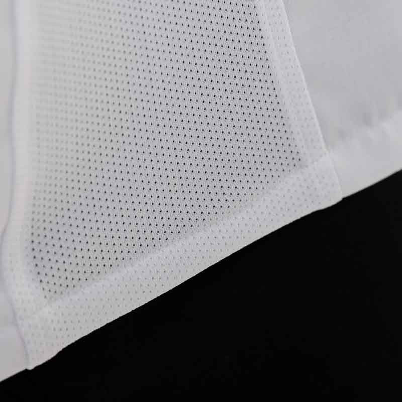 Veste de Cuisine Homme Manches Courtes Abax Blanc et Noir - ROBUR - Image 6