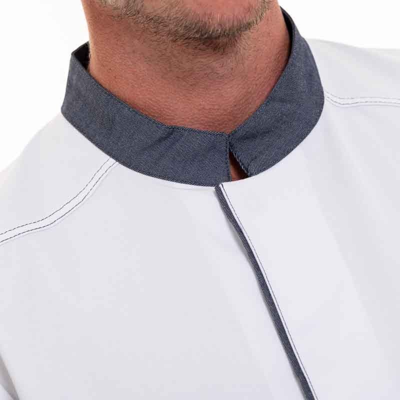 Veste de Cuisine Manches Courtes Abax Denim - ROBUR - Image 5