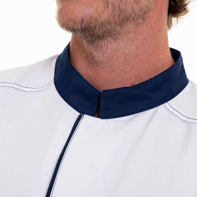 Veste de Cuisine Manches Courtes Abax Marine - ROBUR - Image 5