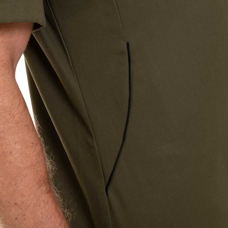 Veste de Cuisine Manches Courtes DUNES Olive/Noir - ROBUR - Image 7