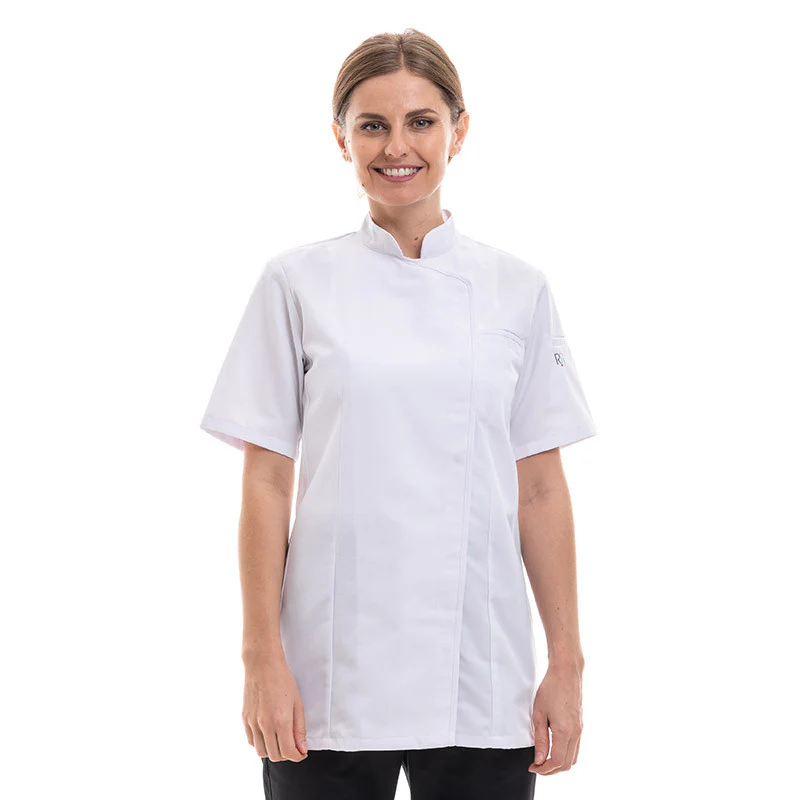 Veste de Cuisine Femme Manches Courtes EXPRESSION Blanc - ROBUR