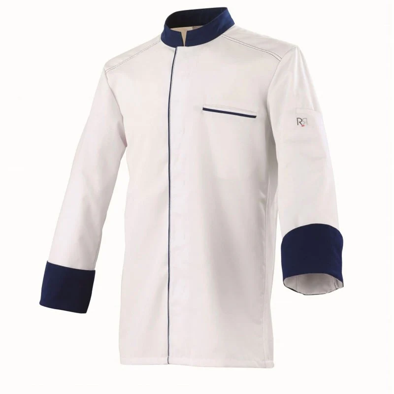Veste de Cuisine Manches Longues ABAX Marine - ROBUR