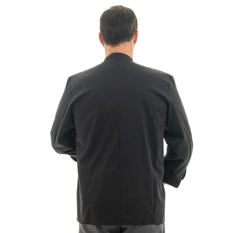 Veste de Cuisine Homme Marx Manches Longues Apprenti Noir - MANELLI - Image 4
