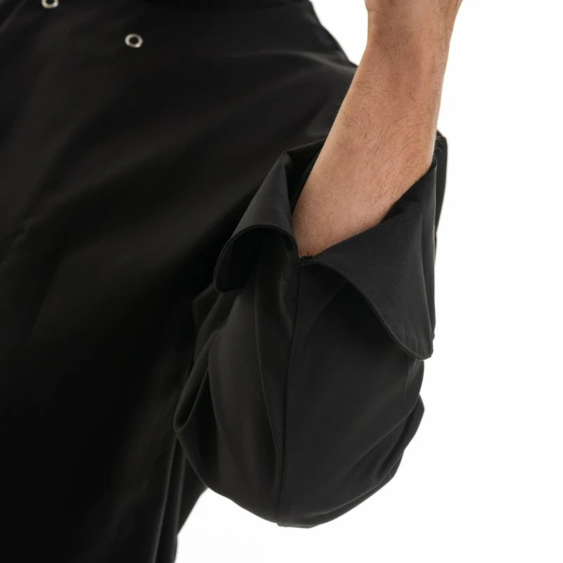 Veste de Cuisine Homme Marx Manches Longues Apprenti Noir - MANELLI - Image 5