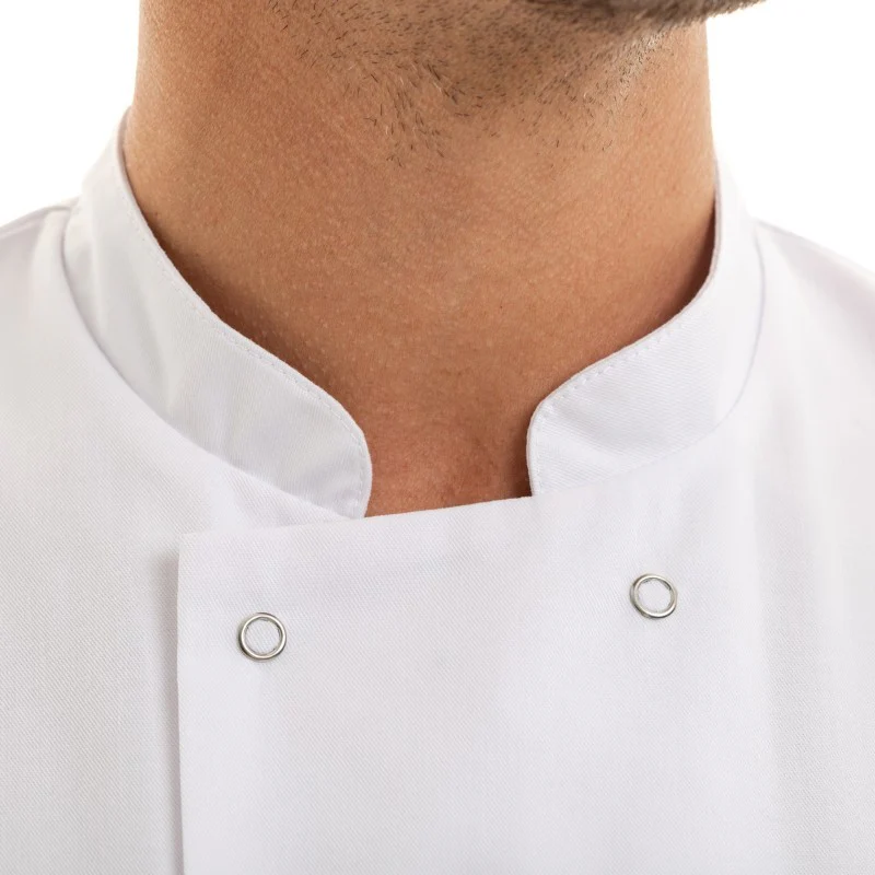 Veste de Cuisine Homme Apprenti Manches Longues Blanc Marx - MANELLI - Image 5