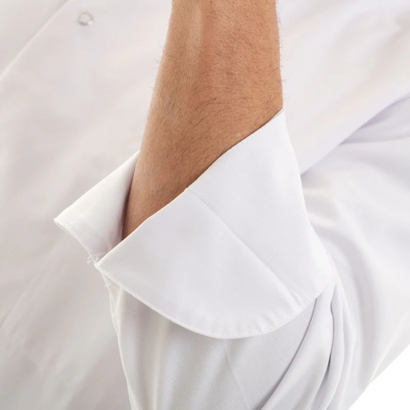 Veste de Cuisine Homme Apprenti Manches Longues Blanc Marx - MANELLI - Image 6