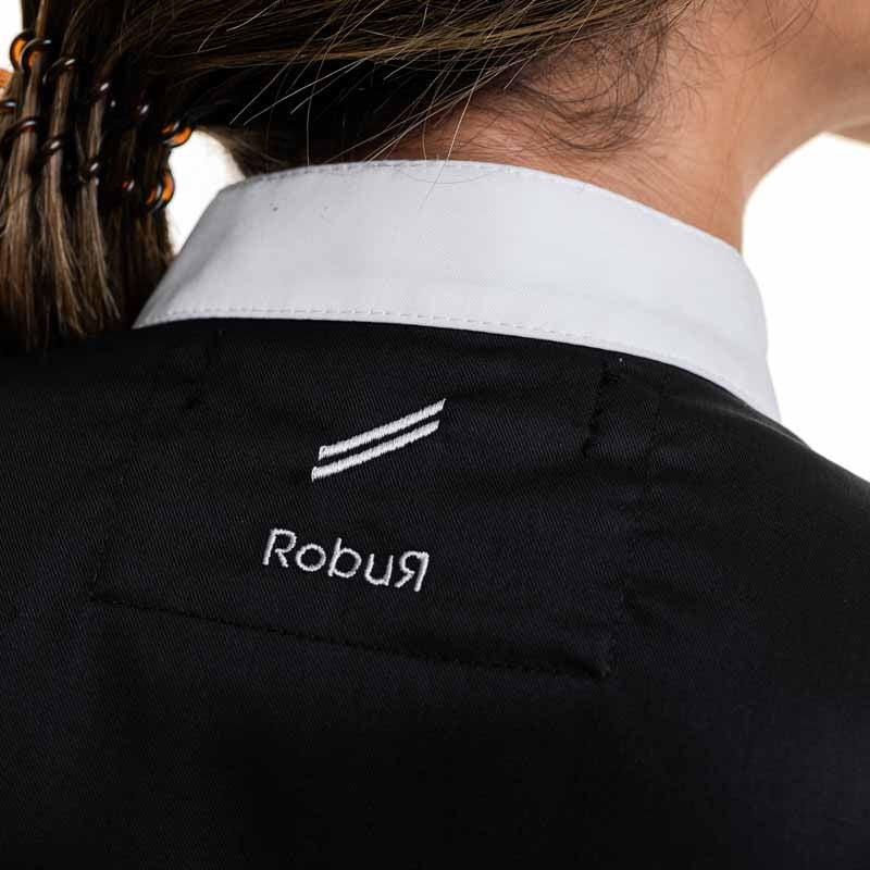 Veste de Cuisine Femme Manches Longues ELIZE Noir - ROBUR - Image 5