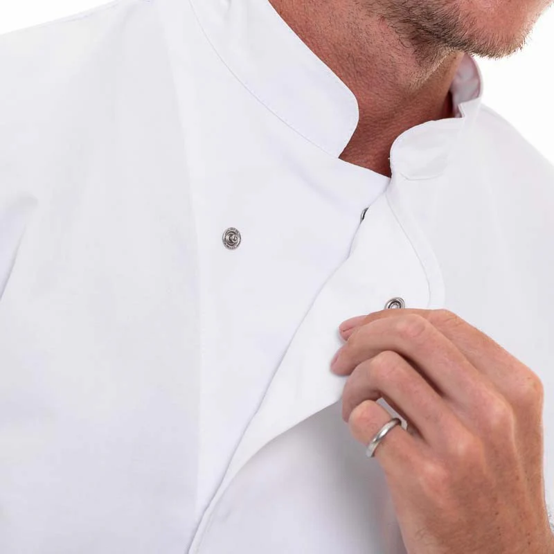 Veste de Cuisine Manches Longues Energy Blanc - ROBUR - Image 5