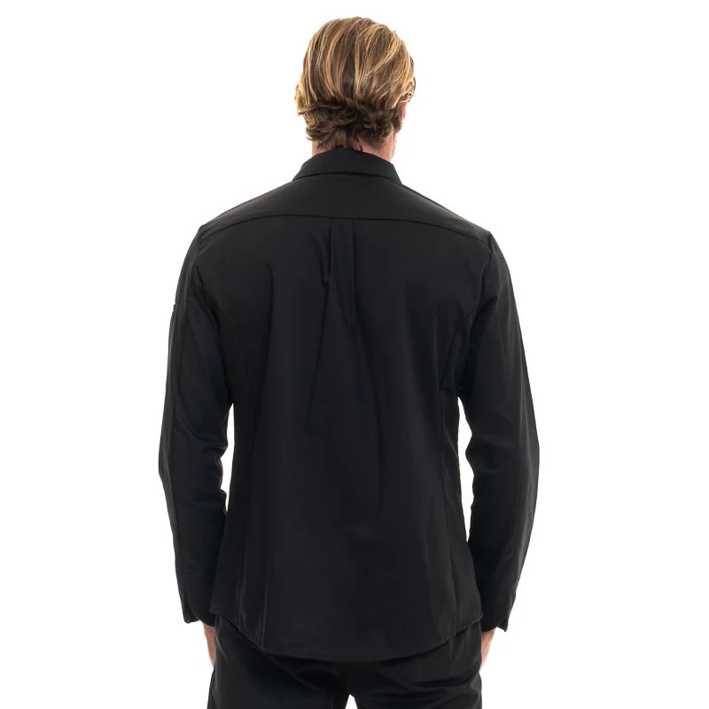 Veste de Cuisine Homme Manches Longues FIGARI Noir - ROBUR - Image 2