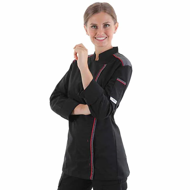 Veste de Cuisine Manches Longues Fusion Femme - MANELLI