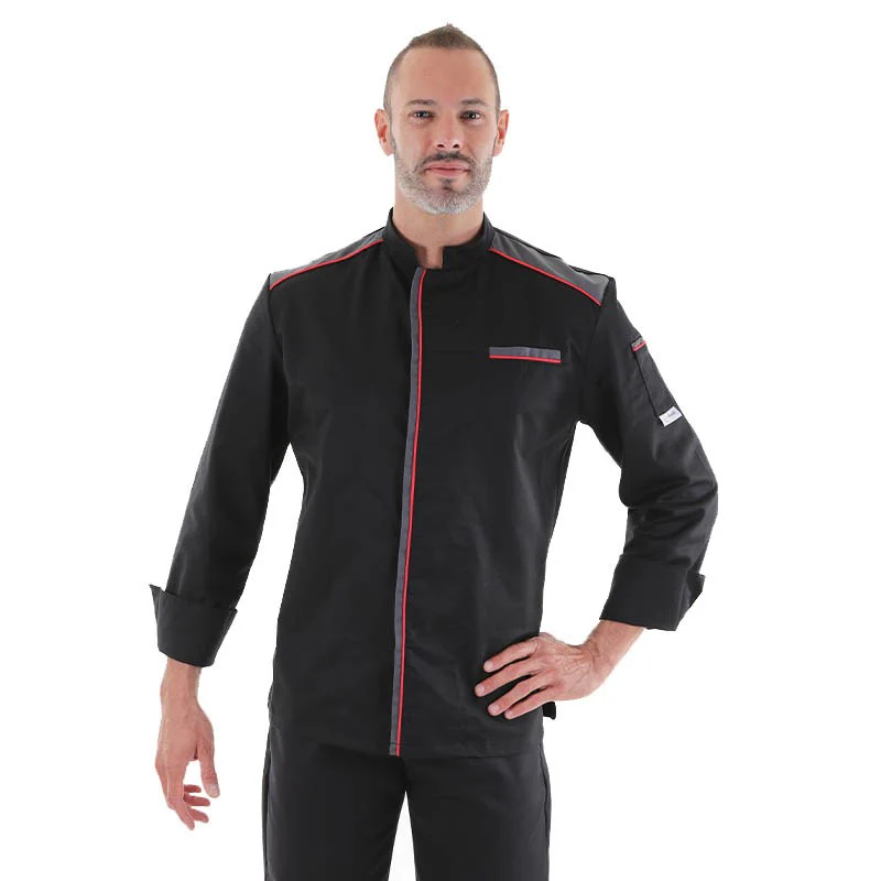 Veste de Cuisine Manches Longues Fusion Homme - MANELLI