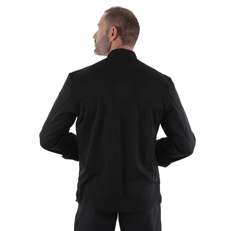 Veste de Cuisine Manches Longues Fusion Homme - MANELLI - Image 4