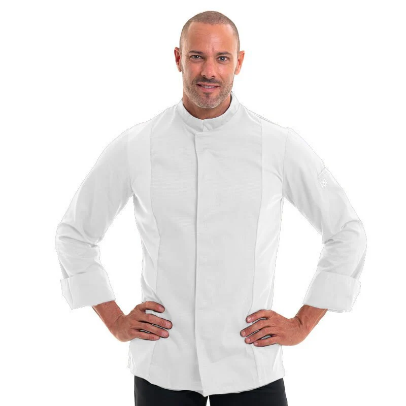 Veste de Cuisine Manches Longues Siaka Blanc - ROBUR